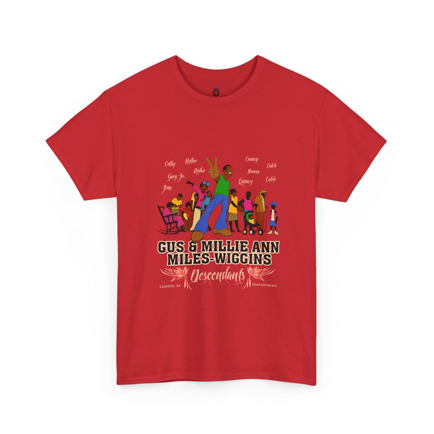 Family Reunion Heavy Cotton Tee, Custom Family Shirt, Unisex Graphic Tee, Outdoor Event Apparel, Personalized Gift