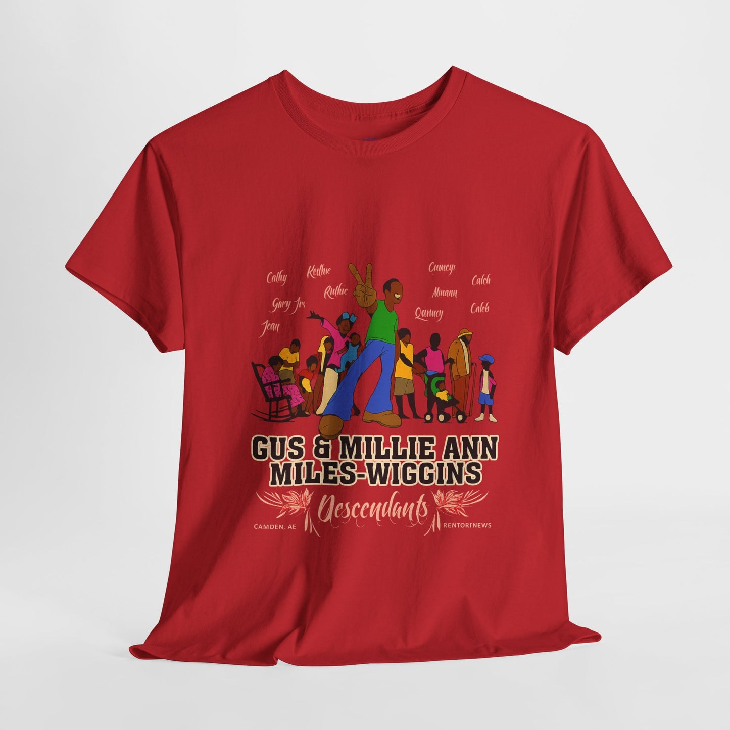 Family Reunion Heavy Cotton Tee, Custom Family Shirt, Unisex Graphic Tee, Outdoor Event Apparel, Personalized Gift