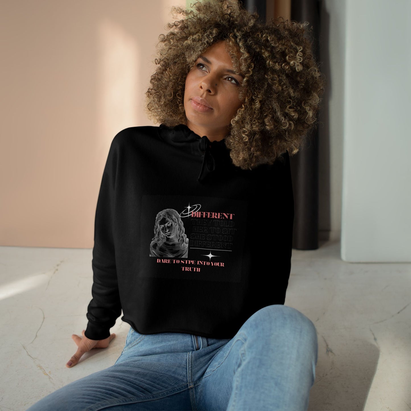 She Crop Hoodie