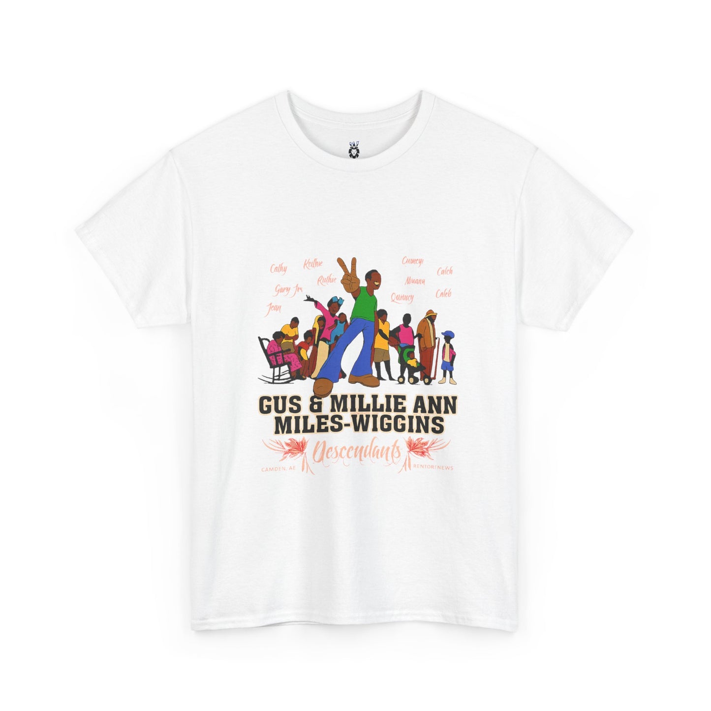 Family Reunion Heavy Cotton Tee, Custom Family Shirt, Unisex Graphic Tee, Outdoor Event Apparel, Personalized Gift